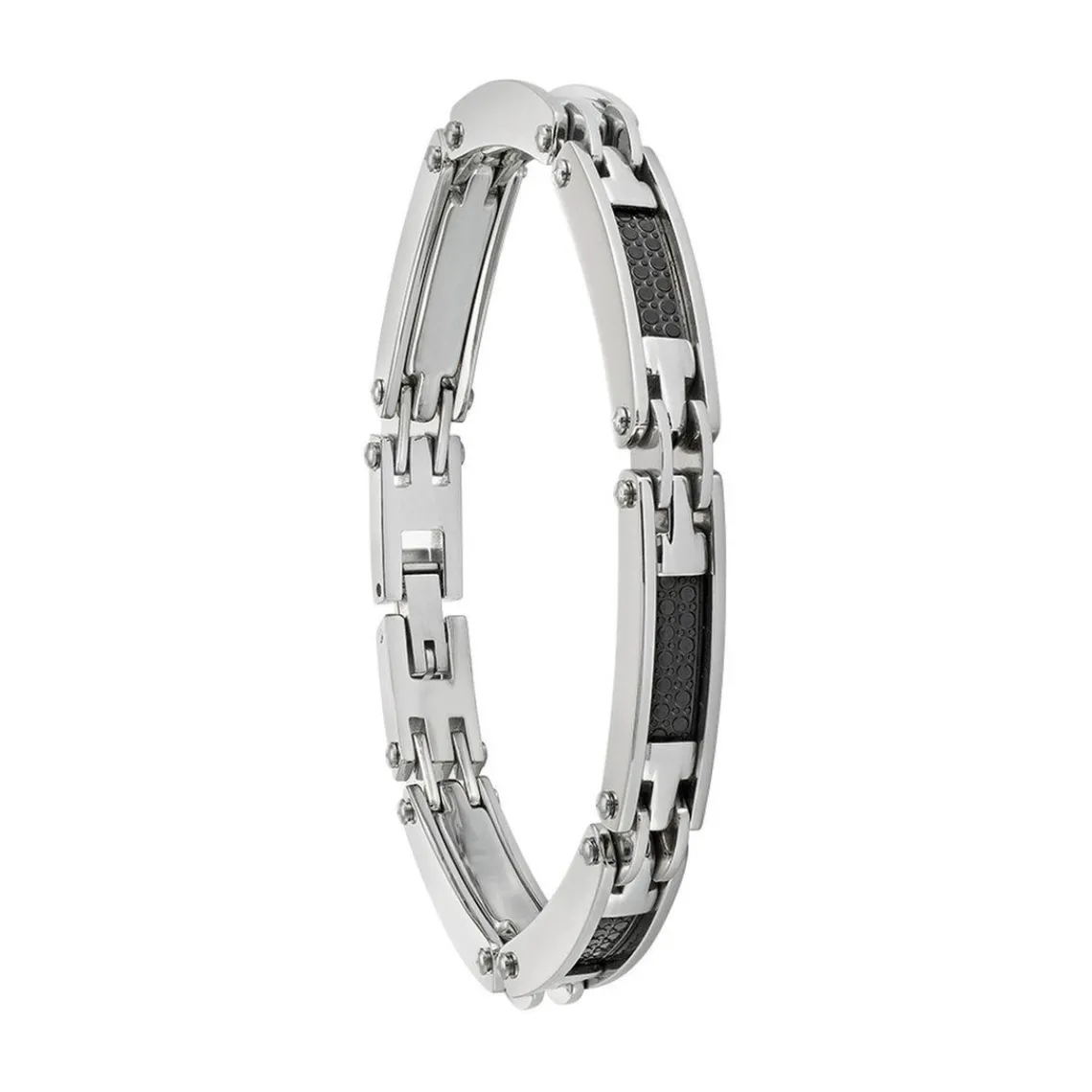 Jourdan Bracelet Homme JH110008B - TULUM - Acier argent | Homme Bracelet