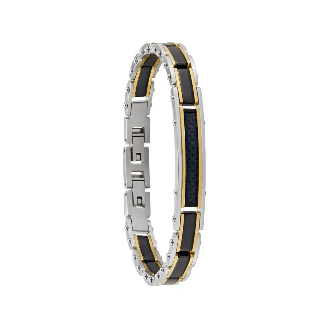 Jourdan Bracelet Homme LI004H - NUKU - Acier Noir | Homme Bracelet