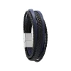 Jourdan Bracelet Homme RC032H - BYRON - Cuir noir | Homme Bracelet