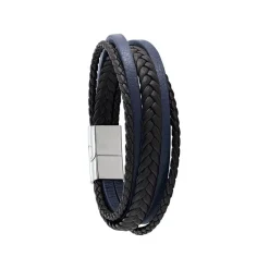 Jourdan Bracelet Homme RC032H - BYRON - Cuir noir | Homme Bracelet