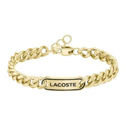Lacoste Bracelet Homme District 2040225 - Acier Doré | Homme Bracelet