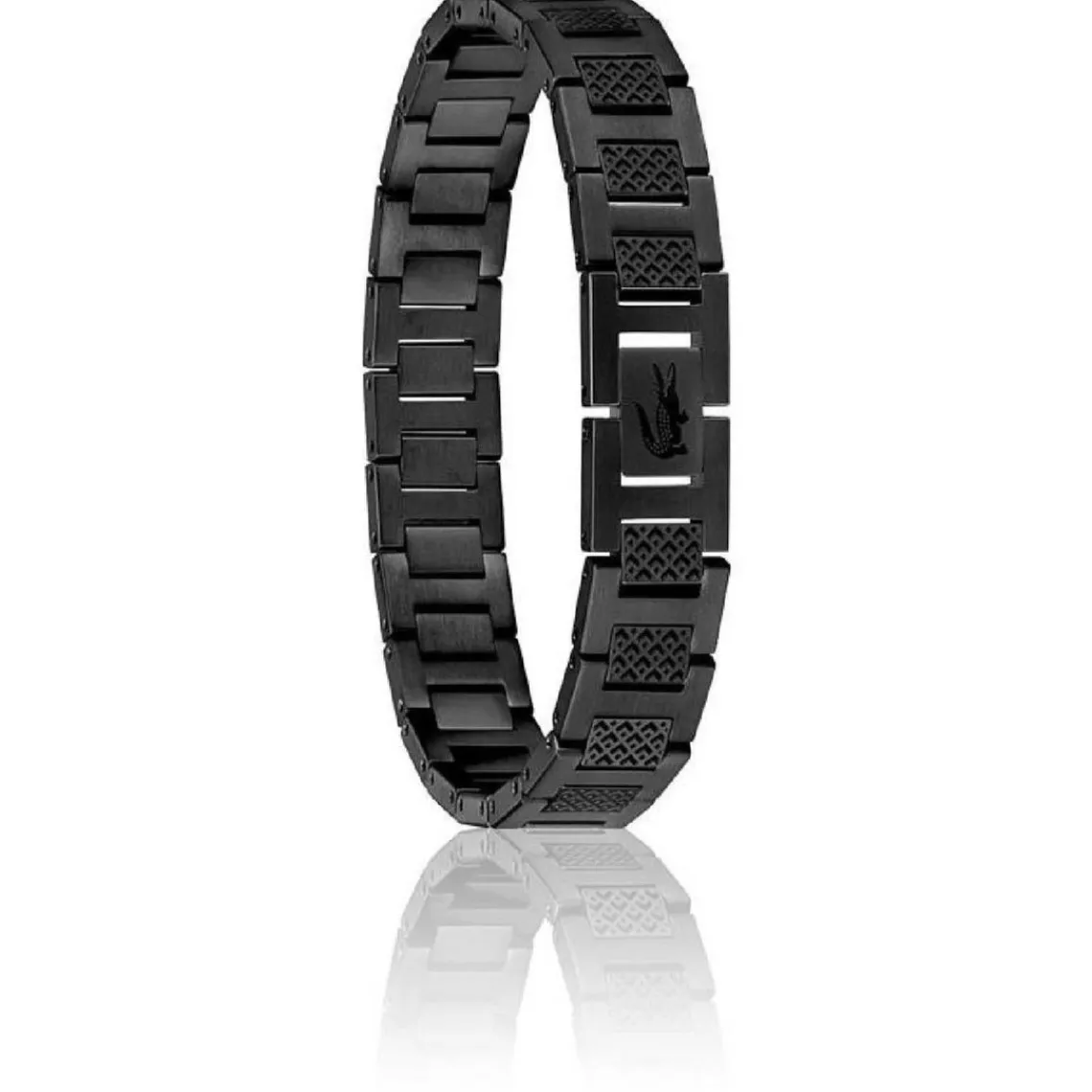 Lacoste Bracelet Homme Metropole - 2040119 Acier Noir | Homme Bracelet