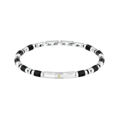 Maserati Bijoux Bracelet Homme Iconic Acier Noir 19+3Cm | Homme Bracelet