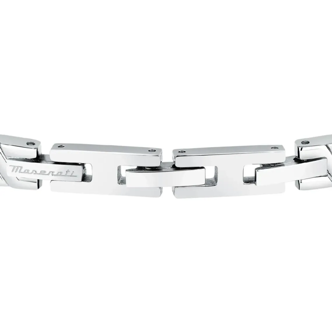 Maserati Bijoux Bracelet Homme Iconic JM124AVD38 Acier Argent Doré 18.5+3Cm | Homme Bracelet