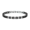 Morellato Bijoux Bracelet Homme SATM14 - Acier Noir | Homme Bracelet