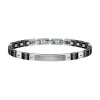 Morellato Bijoux Bracelet Homme SATM12 - Acier Noir | Homme Bracelet
