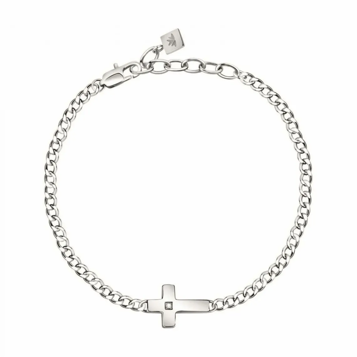 Morellato Bijoux Bracelet Homme Morellato - SKR64 CROSS Acier Argent | Homme Bracelet
