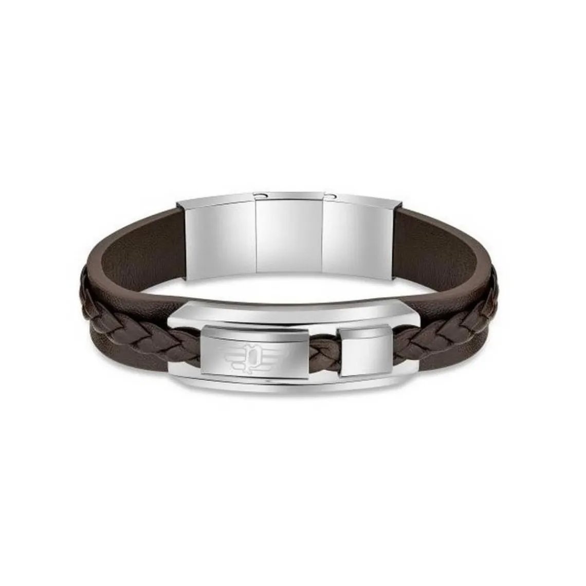 Police Bijoux Bracelet Homme - VALORIOUS Cuir Marron | Homme Bracelet