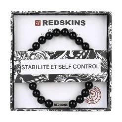 Redskins Bracelet Homme Bijoux Onyx Noir - 285702 Pierre Noir | Homme Bracelet