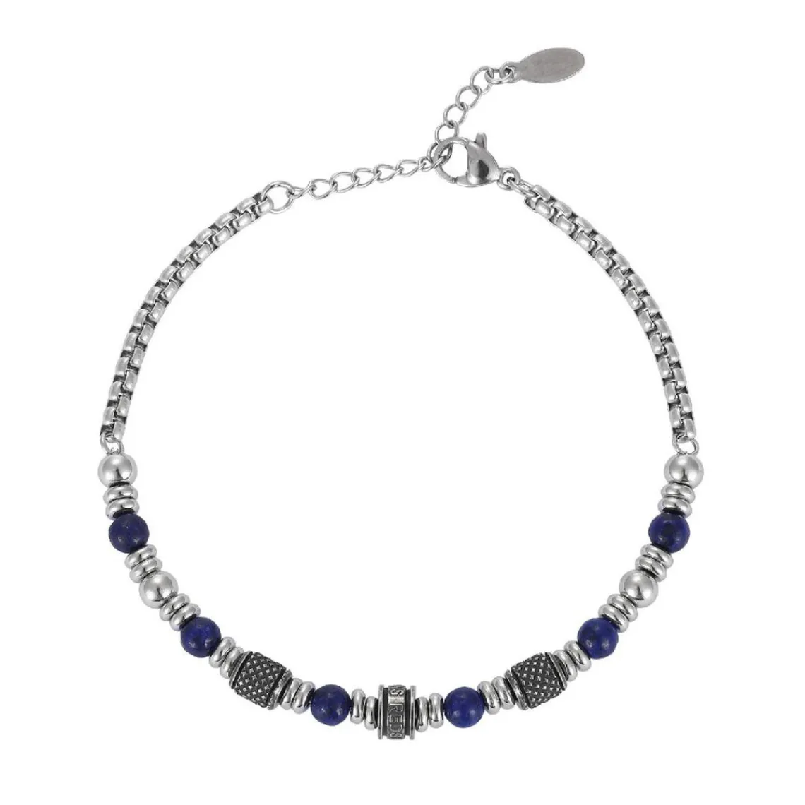 Redskins Bracelet Homme Bijoux - 285817 Acier BLEU | Homme Bracelet
