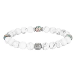 Redskins Bracelet Homme Bijoux - 285813 Pierre Blanc | Homme Bracelet