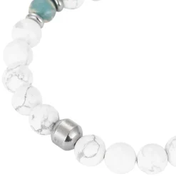 Redskins Bracelet Homme Bijoux - 285813 Pierre Blanc | Homme Bracelet