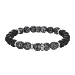Redskins Bracelet Homme Bijoux - 285811 Pierre Noir | Homme Bracelet