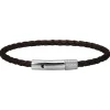 Rochet Bracelet Homme DRIVER - cuir tressé marron | Homme Bracelet