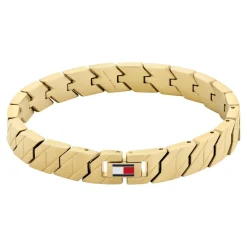 Tommy Hilfiger Bijoux Bracelet Homme Tommy Hilfiger Lars - 2790620 Acier Doré | Homme Bracelet