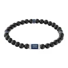 Tommy Hilfiger Bijoux Bracelet HommeTommy Hilfiger Beaded 2790323 - Acier, Bois Noir | Homme Bracelet