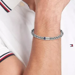 Tommy Hilfiger Bijoux Bracelet HommeTommy Hilfiger Intertwined Circles Chain 2790521 - Acier Argent | Homme Bracelet