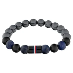 Tommy Hilfiger Bijoux Bracelet Homme Tommy Hilfiger Jameson - 2790630 Acier Gris, Bleu | Homme Bracelet