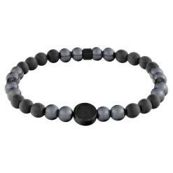 Tommy Hilfiger Bijoux Bracelet Homme Tommy Hilfiger Th85 Carbon - 2790625 Acier NOIR | Homme Bracelet