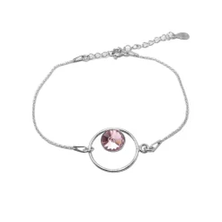 Indicolite Bracelet Josephine BRJOSE212 - Bracelet Argent A925/00 Cristal Swarovski violet Femme | Femme Bracelet