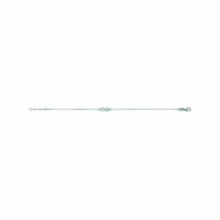 Maison de la Bijouterie Bracelet Infini femme argent rhodié blanc serti infini griffe - VWZ436ZV | Femme Bracelet