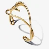 Pandora Bracelet Jonc Cœur Organique Doré | Femme Bracelet