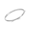 Maison de la Bijouterie Bracelet Jonc femme argent fermé oxyde de zirconium V0Z06Y60 | Femme Bracelet