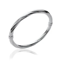 Maison de la Bijouterie Bracelet Jonc femme argent fermé V00ZZ36Y | Femme Bracelet