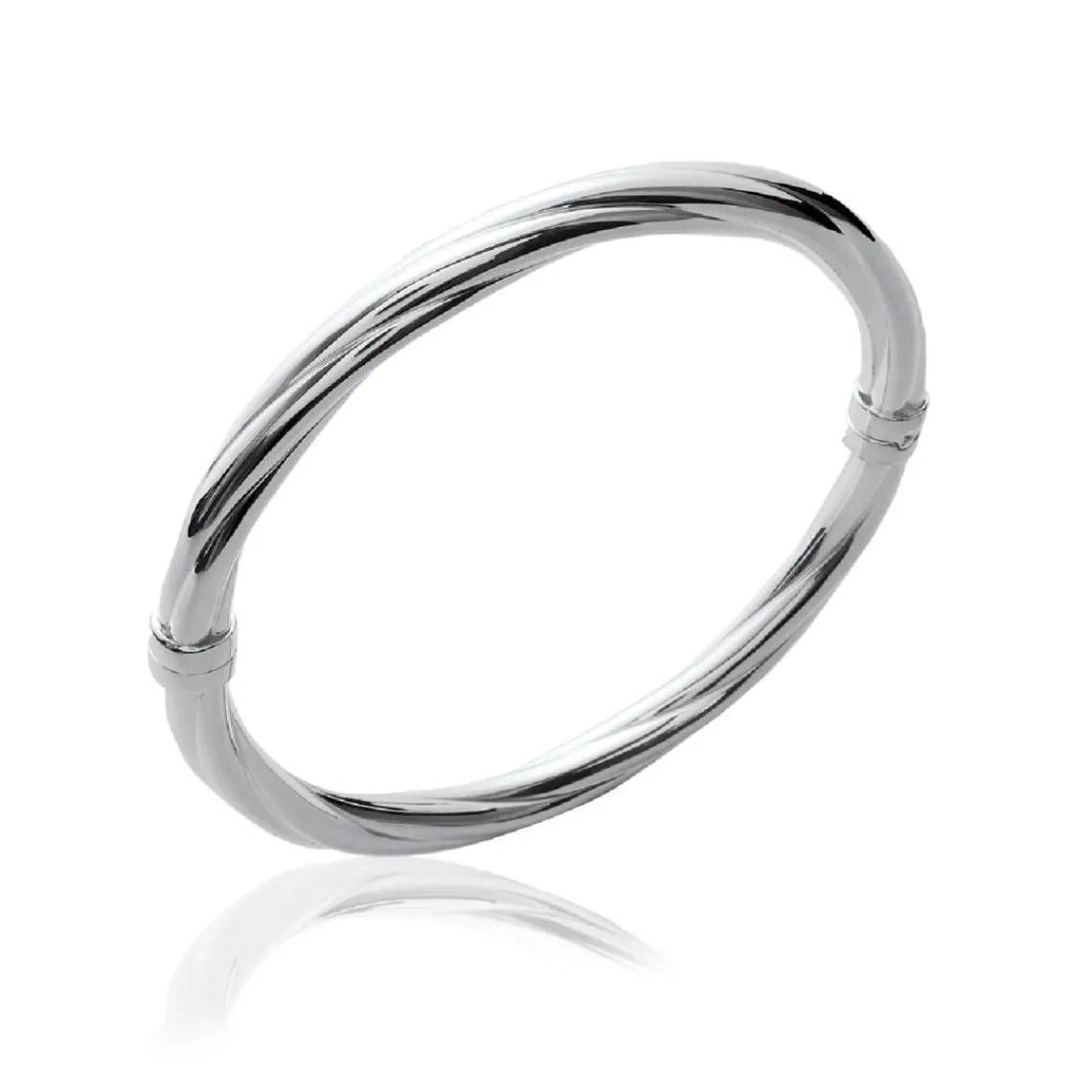 Maison de la Bijouterie Bracelet Jonc femme argent fermé V00ZZ36Y | Femme Bracelet