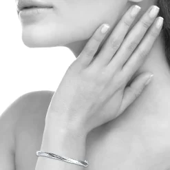 Maison de la Bijouterie Bracelet Jonc femme argent fermé V00ZZ36Y | Femme Bracelet