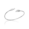Maison de la Bijouterie Bracelet Jonc femme fantaisie plume Argent WYZ40Y56 | Femme Bracelet
