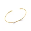 Maison de la Bijouterie Bracelet Jonc femme oxyde de zirconium plaqué or UW3W405V | Femme Bracelet