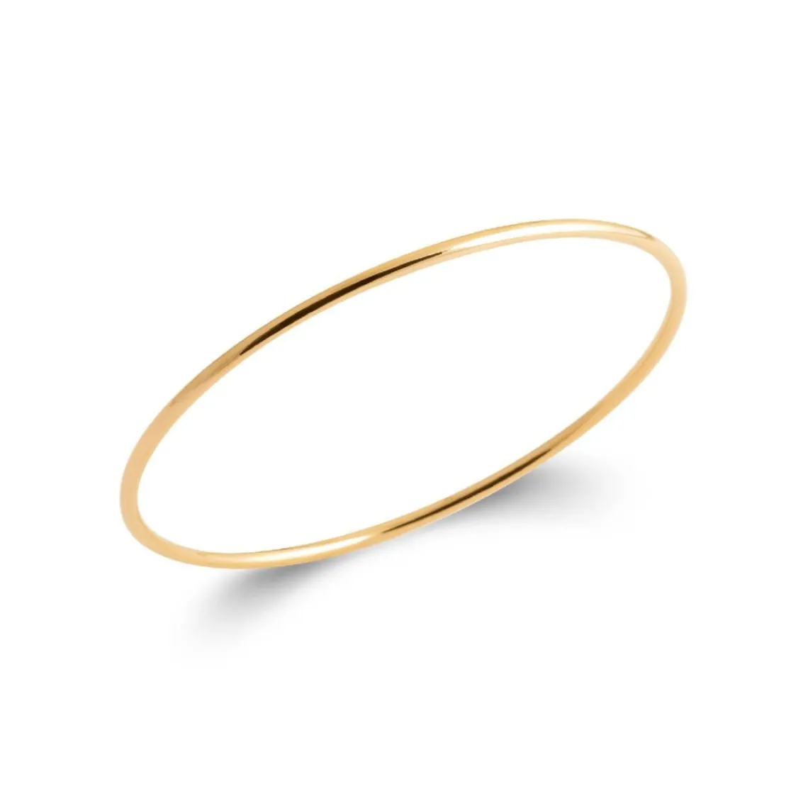 Maison de la Bijouterie Bracelet jonc femme plaqué or collier simple - U056ZY6Y | Femme Bracelet