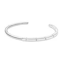 Pandora Bracelet Jonc I-D Argent Signature | Femme Bracelet