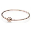 Pandora Bracelet Jonc Moments Métal doré à l’Or Rose fin 585/1000ᵉ | Femme Bracelet