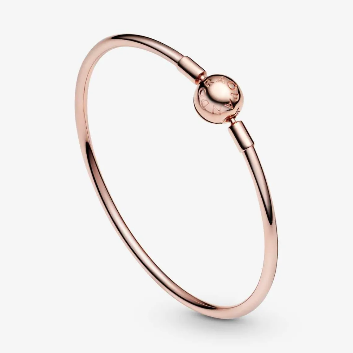 Pandora Bracelet Jonc Moments Métal doré à l’Or Rose fin 585/1000ᵉ | Femme Bracelet