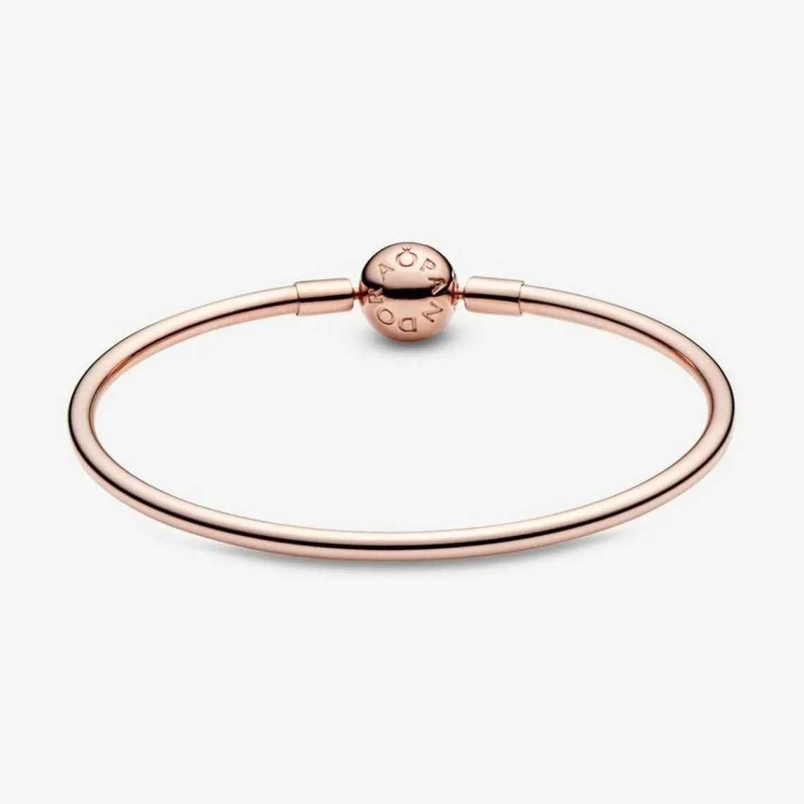Pandora Bracelet Jonc Moments Métal doré à l’Or Rose fin 585/1000ᵉ | Femme Bracelet