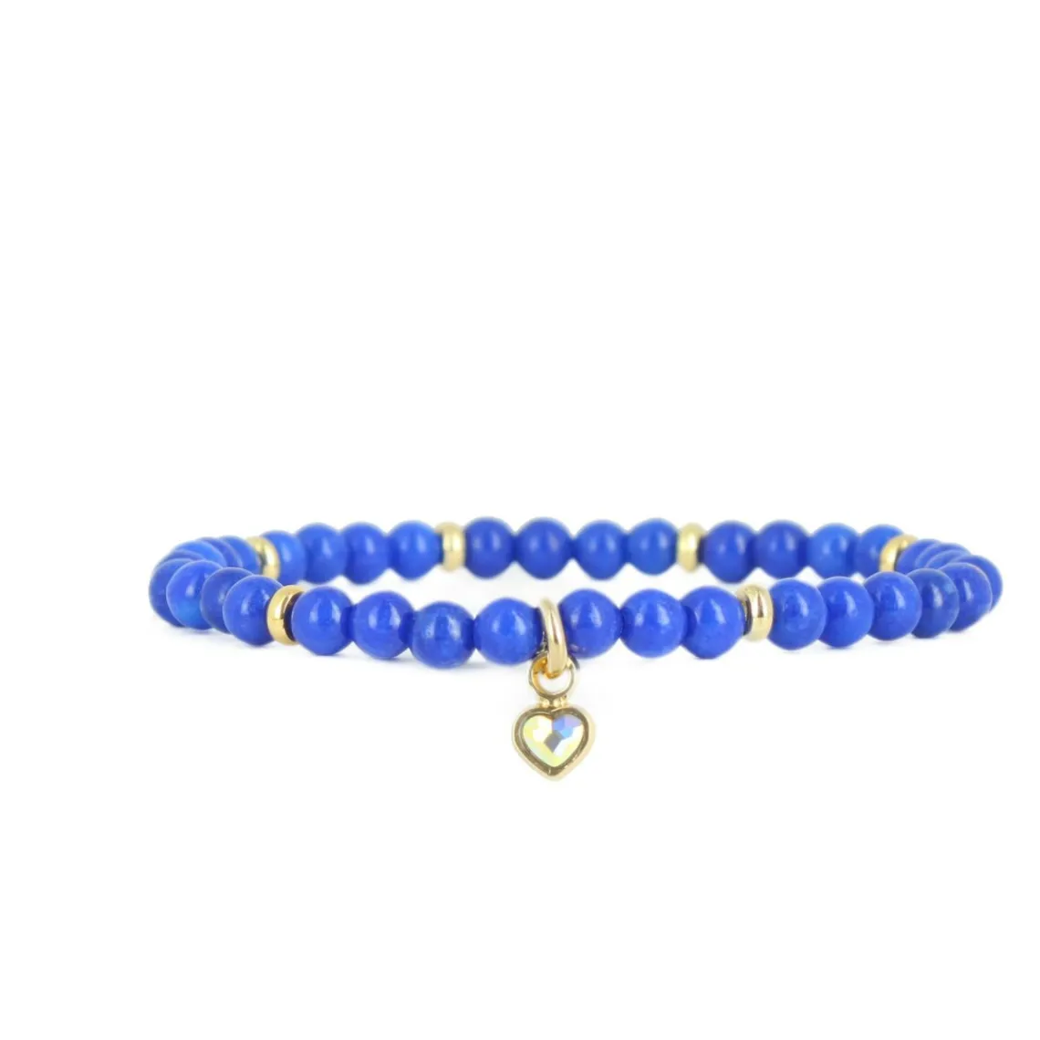 Les Interchangeables Bracelet A59898 - Perle Coeur Bleu Femme | Femme Bracelet