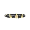 Les Interchangeables Bracelet A58816 - Perle Forme Fleur Noir Femme | Femme Bracelet