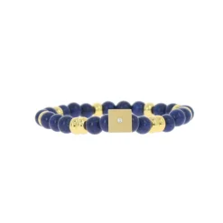 Les Interchangeables Bracelet A58783 - Perle Forme Carrée Marine Femme | Femme Bracelet