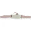 Les Interchangeables Bracelet A55642 - Plaque Ruban Lisse Strasse Beige Rose Palladium Femme | Femme Bracelet