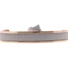 Les Interchangeables Bracelet A47428 - Jonc Ruban Interchangeables 6mm Marron Glace Clair Femme | Femme Bracelet