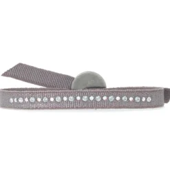 Les Interchangeables Bracelet A54645 - 1 Rang 6mm Marron glacé Femme | Femme Bracelet