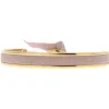 Les Interchangeables Bracelet A43041 - Jonc ruban Interchangeables 4mm Beige Rose Femme | Femme Bracelet