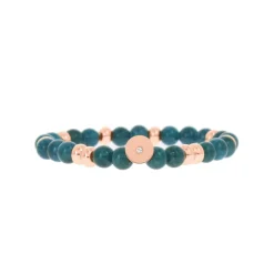 Les Interchangeables Bracelet A58824 - Perle Forme Ronde Bleu Gris Femme | Femme Bracelet