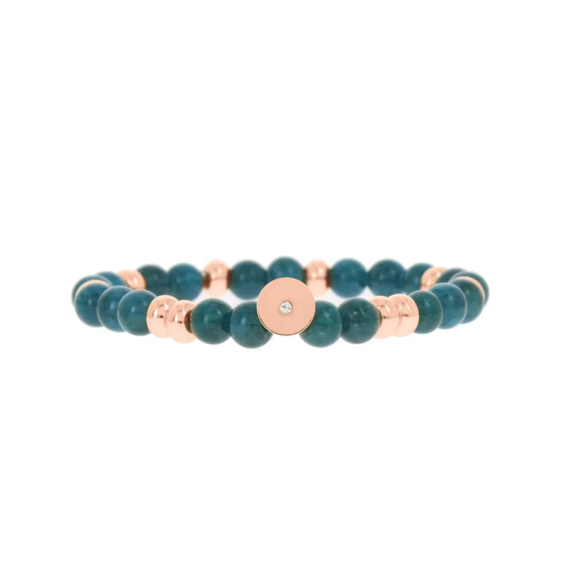 Les Interchangeables Bracelet A58824 - Perle Forme Ronde Bleu Gris Femme | Femme Bracelet