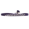 Les Interchangeables Bracelet A41180 - Bracelet Tissu Acier Violet Femme | Femme Bracelet