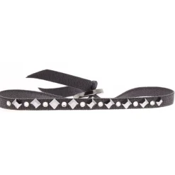 Les Interchangeables Bracelet A38174 - Bracelet Tissu Acier Gris Femme | Femme Bracelet