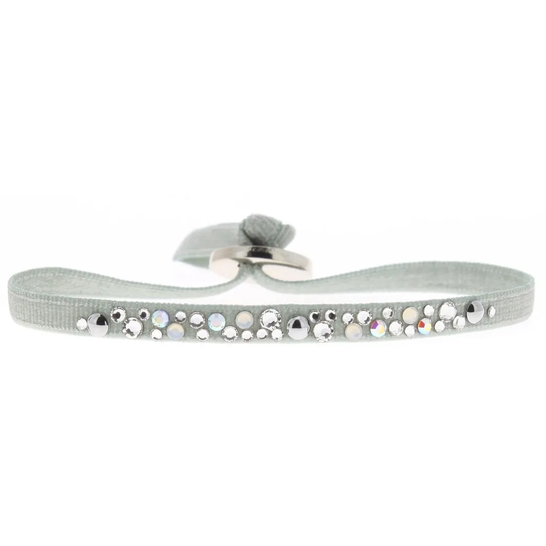 Les Interchangeables Bracelet A36960 - Bracelet Tissu Acier Bleu Femme | Femme Bracelet