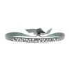 Les Interchangeables Bracelet A41178 - Bracelet Tissu Acier Bleu Femme | Femme Bracelet